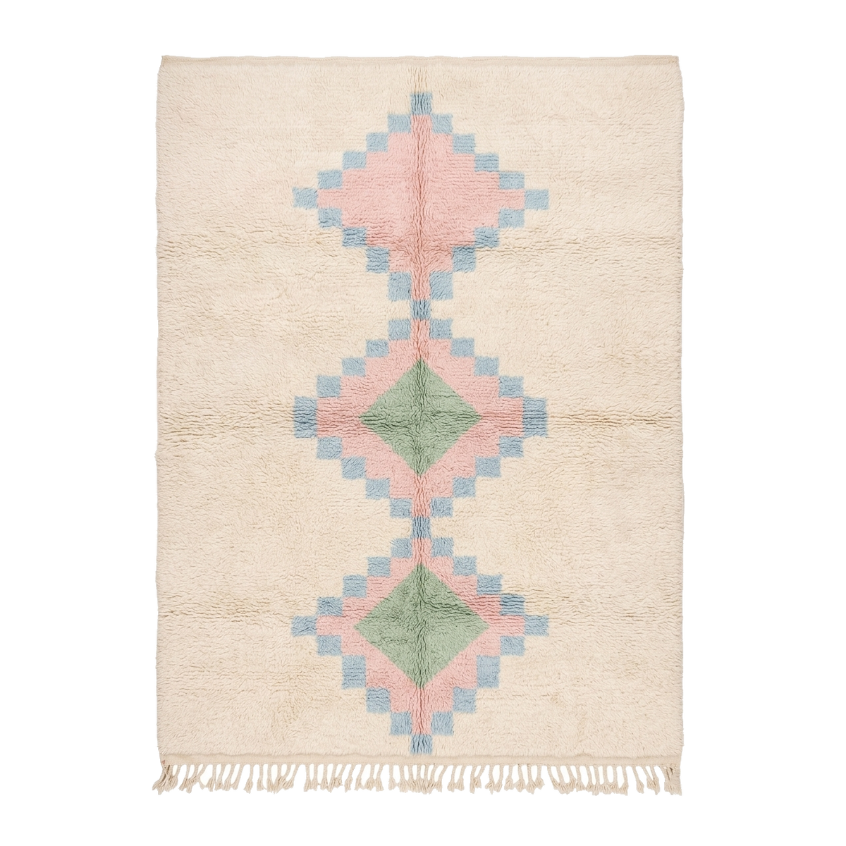The Painted Diamonds Moroccan Rug