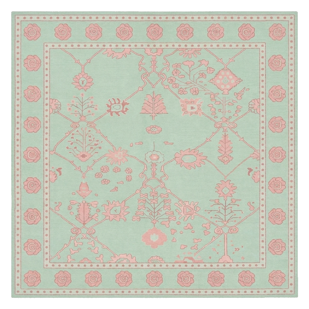 The Sage Scroll Hand Knotted Rug