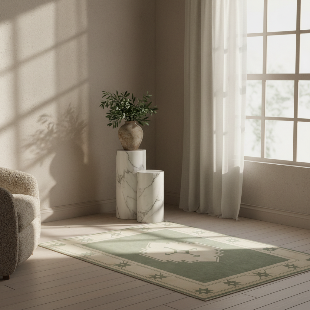 The Sage Star Hand Knotted Rug