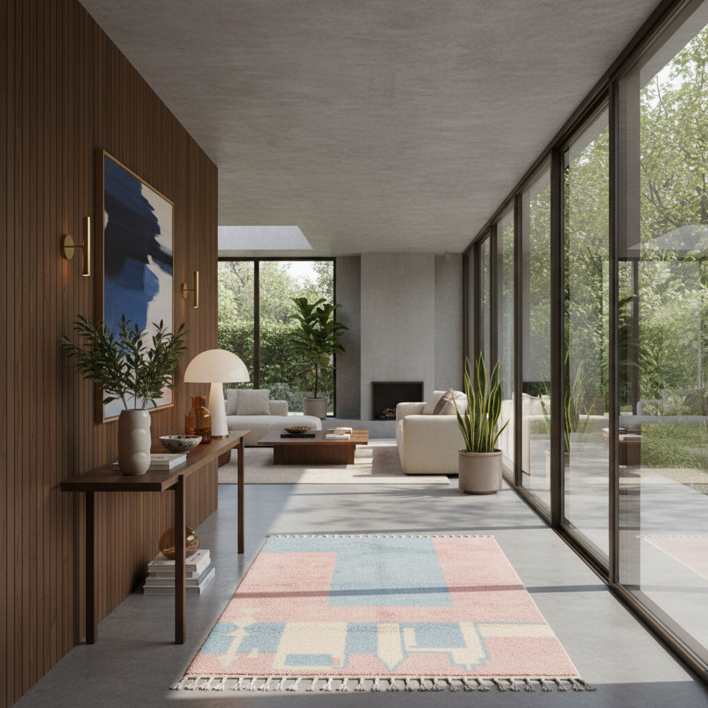 The Skyline Portal Moroccan Rug