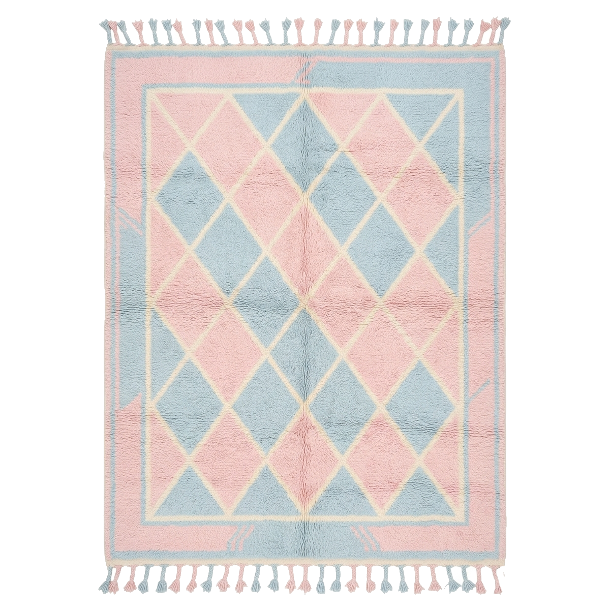 The Soft Grid Moroccan Shag Rug