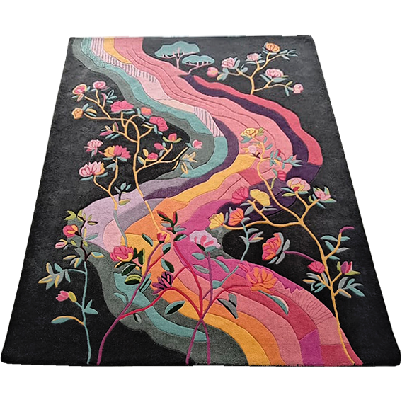 The Loomed River Hand Tufted Rug