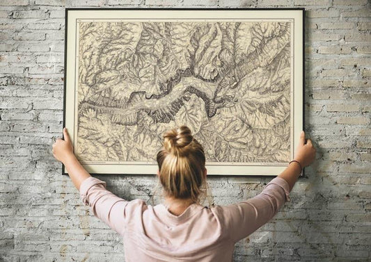 Topographical Map of the Yosemite Valley 1883| Old Map Wall Decor Topographical Map of the Yosemite Valley 1883| Old Map Wall Decor Topographical Map of the Yosemite Valley 1883| Old Map Wall Decor 