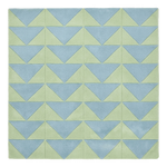 Triangle Horizon Square Hand Tufted Rug