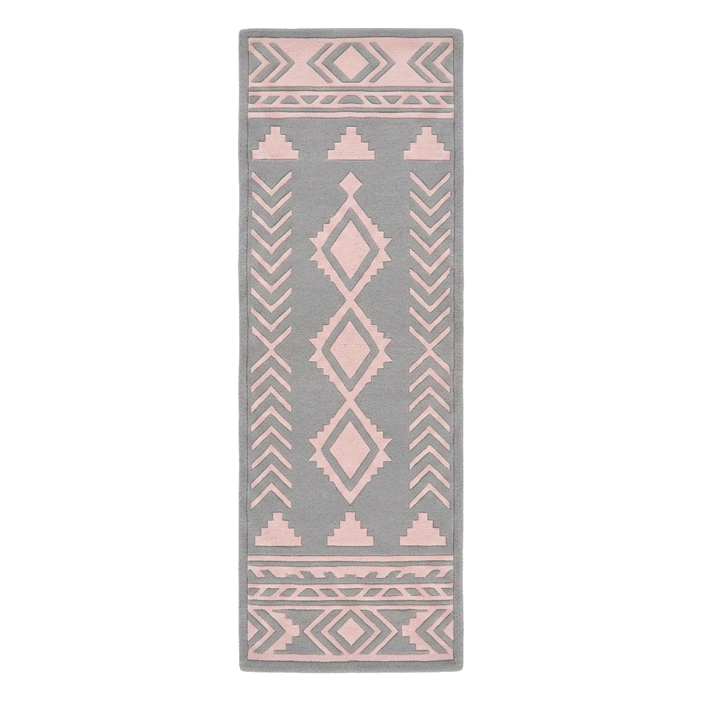 Tribal Stripe Hand Tufted Runner Rug