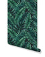 Tropical Jungle Monstera Palm Leaves Removable Wallpaper Tropical Jungle Monstera Palm Leaves Removable Wallpaper 