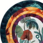 Tropical Serenity Hand Tufted Round Rug