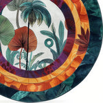 Tropical Serenity Hand Tufted Round Rug