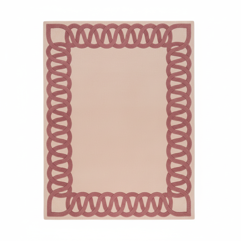 Twirl Knot Hand Tufted Wool Rug