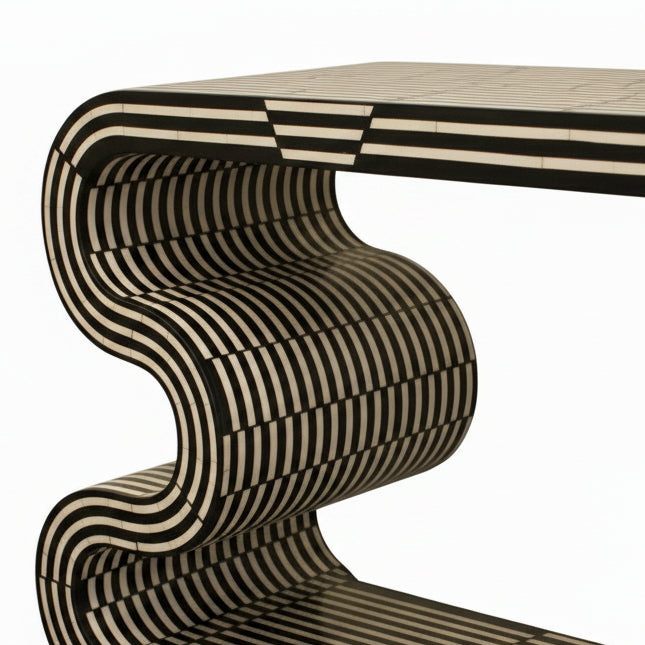 Twist console, pattern detail