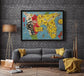 United States Map as the Floridian sees it| Prints Wall Art