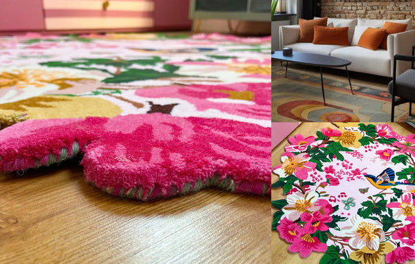 alfombras florales