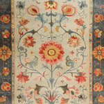 Vibrant Modernity Hand Knotted Area Rug