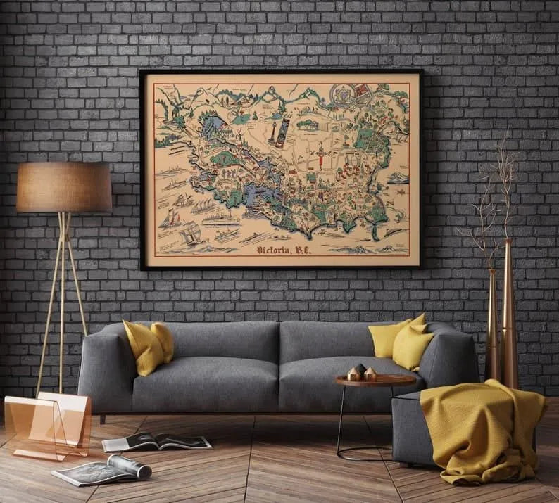 Victoria Map Print| Art History