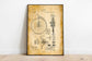 Vintage Bicycle Patent Print| Framed Art Print