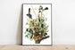 Vintage Bird Art Prints| Bird Poster