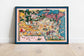 Vintage Montana Map Print| Montana Canvas Wall Art Minnesota and Wisconsin Old Map Print| Vintage Minnesota Wall Print 