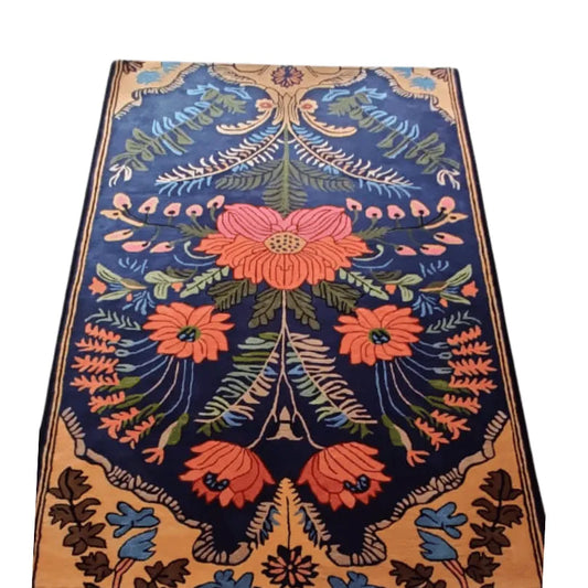 Vintage Aurum Garden Hand Tufted Rug