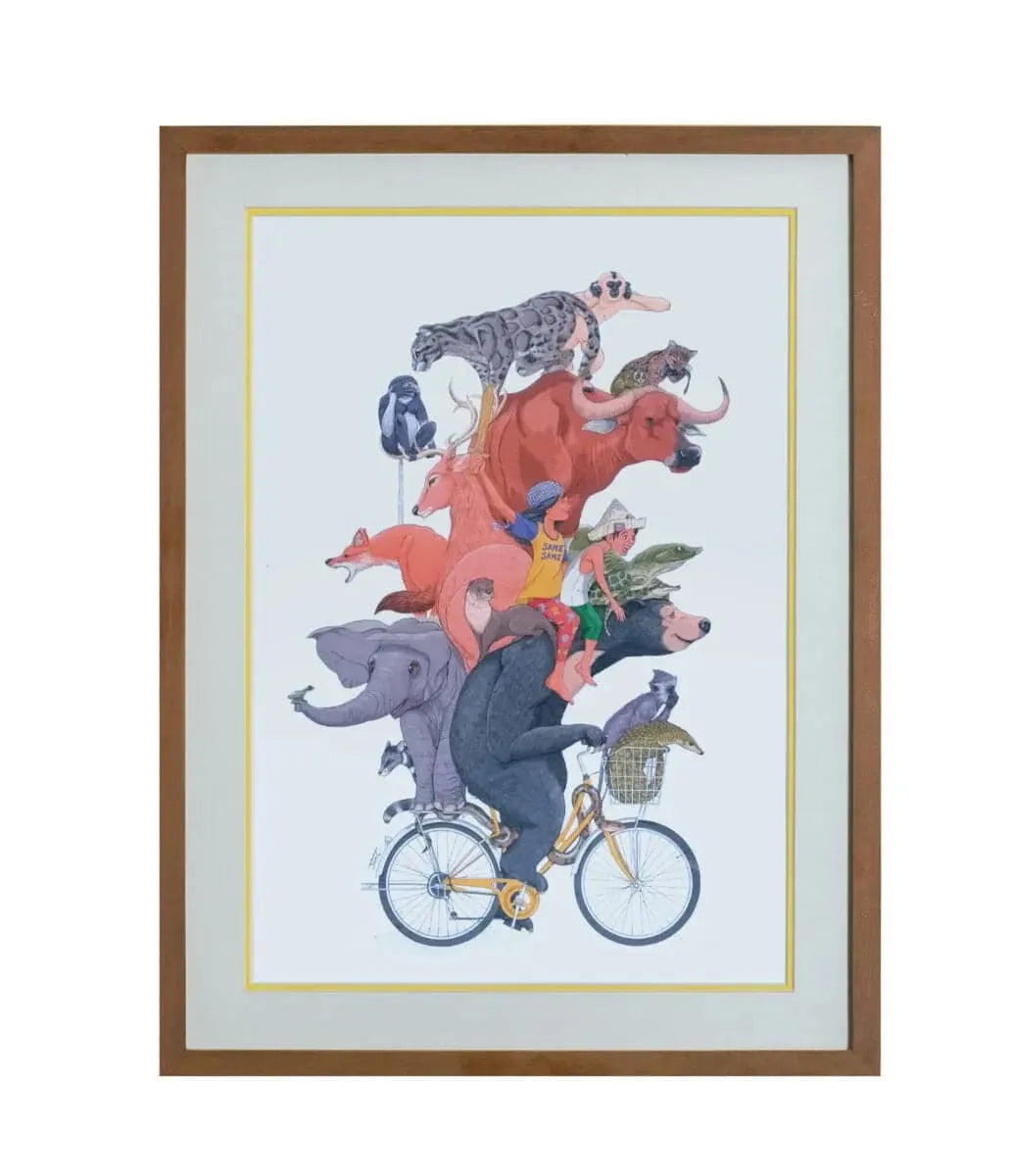 WHERE THE WILD THINGS GO Wall Art Print