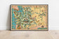 Washington Map Print| Fine Art Prints 