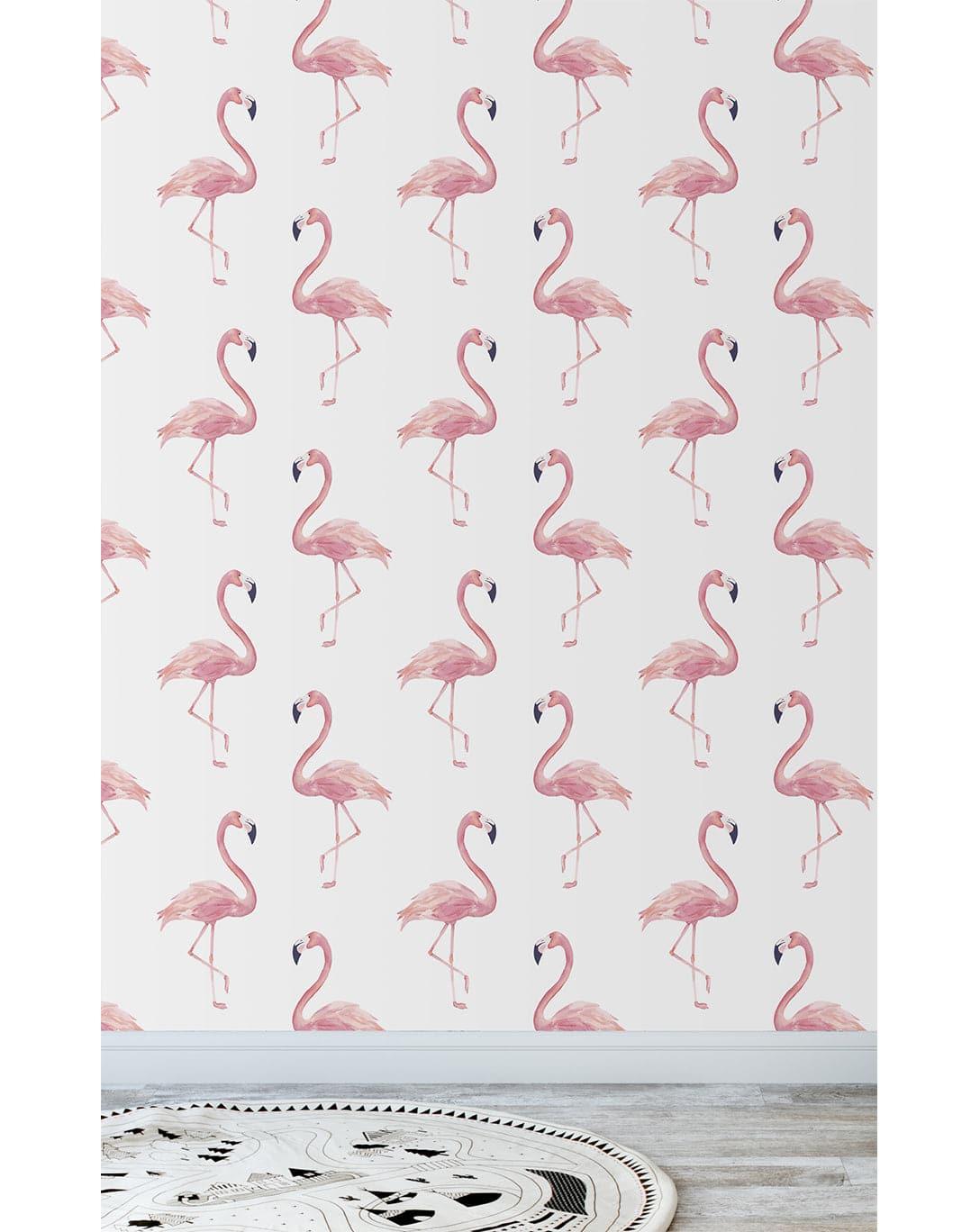 Watercolor Exotic Pink Flamingos Wallpaper Watercolor Exotic Pink Flamingos Wallpaper Watercolor Exotic Pink Flamingos Wallpaper 