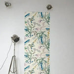 Watercolor Wild Flowers Beige Wallpaper
