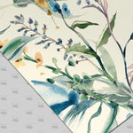 Watercolor Wild Flowers Beige Wallpaper