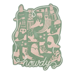 Western Whimsy Mix Hand Tufted Rug