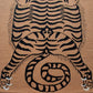 Tanned Jungle Cat Hand Tufted Wool Rug