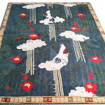 White_Wings_Crimson_Petals_Hand_Tufted_Rug