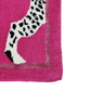 Walking Wild Cat Leopard on Silk Road Hand Tufted Wool Rug - Pink