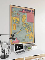 World War 2 Map Print| Poster Print| Philippines Map