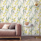 Yellow Flowers and Leaves Botanical Wallpaper Yellow Flowers and Leaves Botanical Wallpaper 