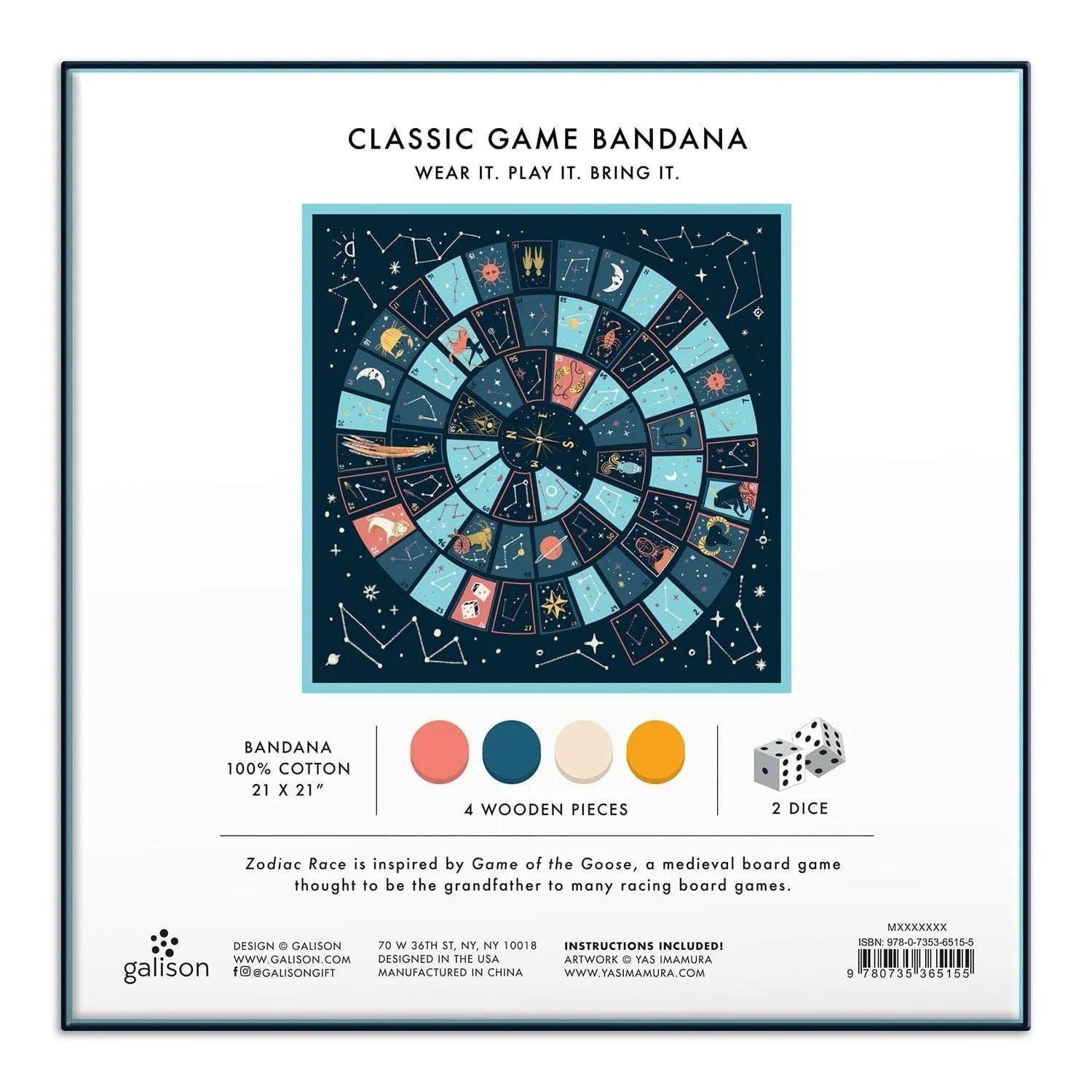 Zodiac Race Classic Game Bandana