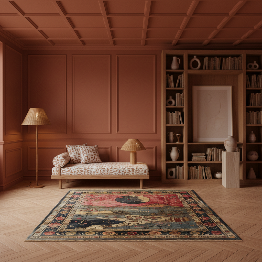 Countryside Charm Hand Knotted Area Rug