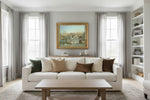 Framed room mockup - gold