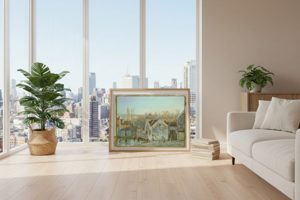 Framed room mockup - loft