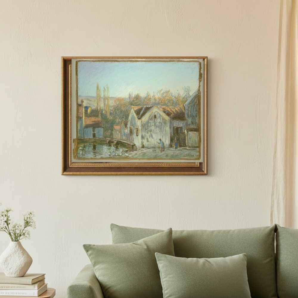 Framed room mockup - sage