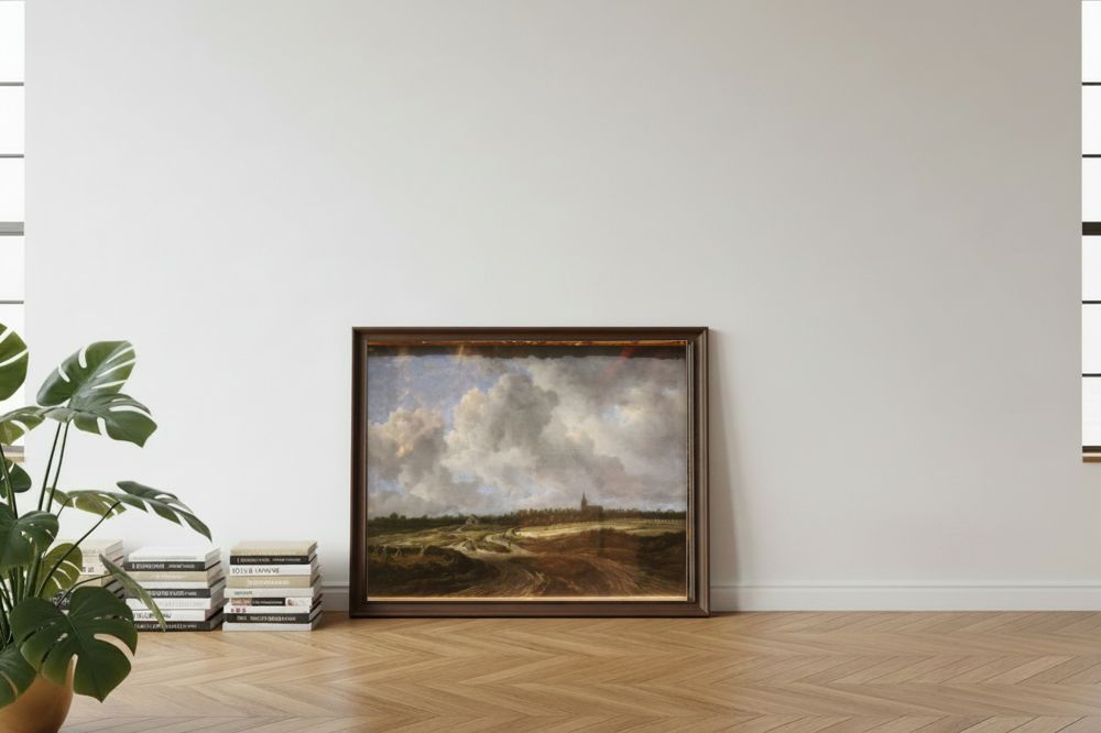 Framed room mockup - leaning