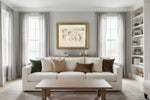 Framed room mockup - gold