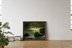 Framed room mockup - leaning