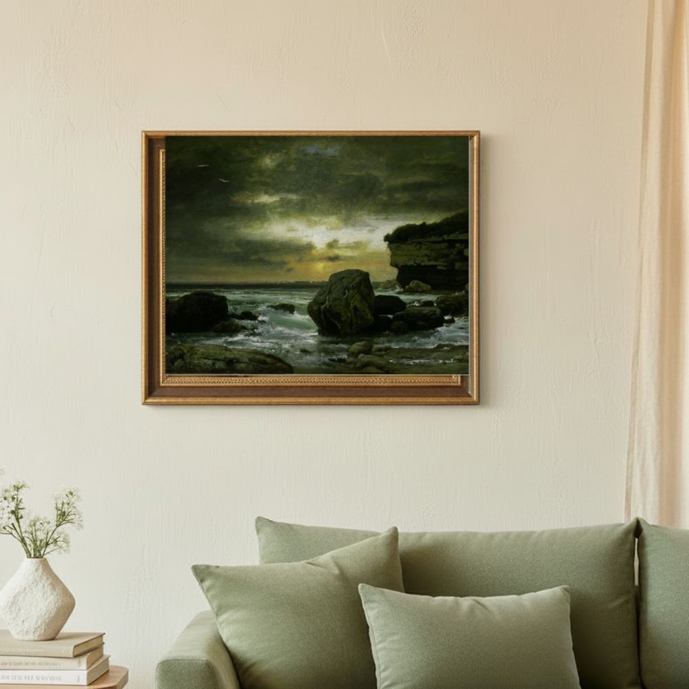 Framed room mockup - sage