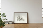 Framed room mockup - leaning
