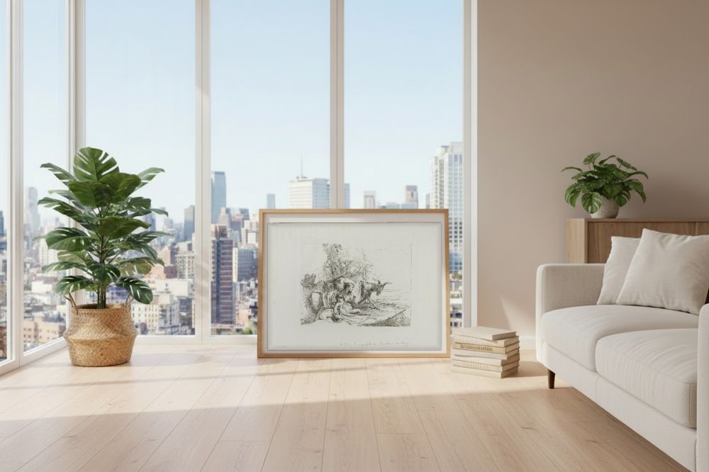Framed room mockup - loft