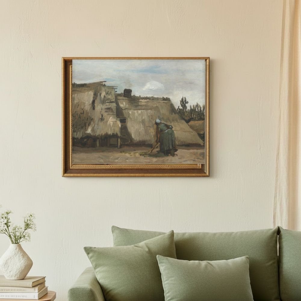 Framed room mockup - sage