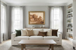 Framed room mockup - gold