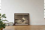 Framed room mockup - leaning