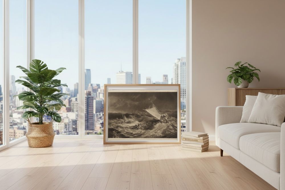 Framed room mockup - loft