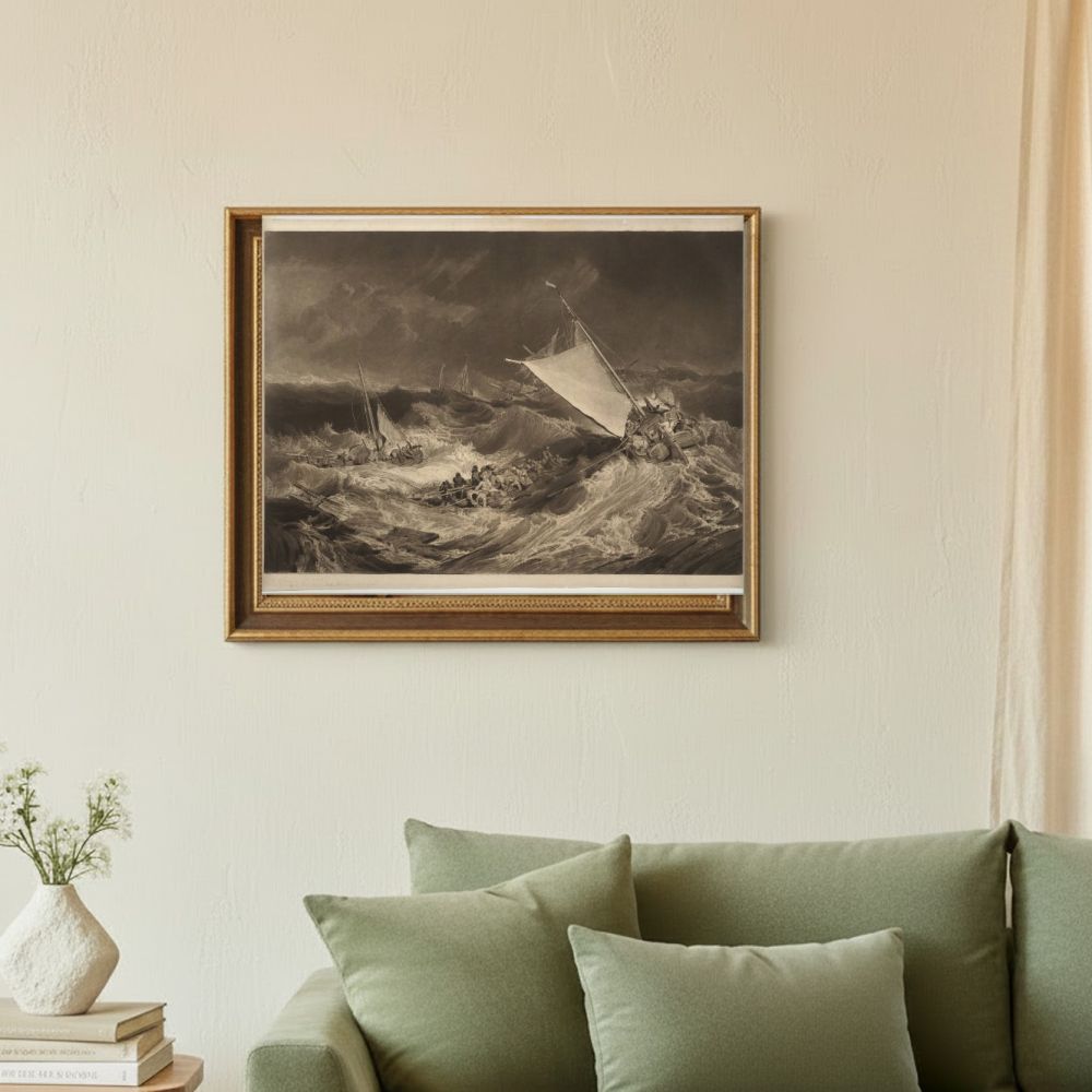 Framed room mockup - sage