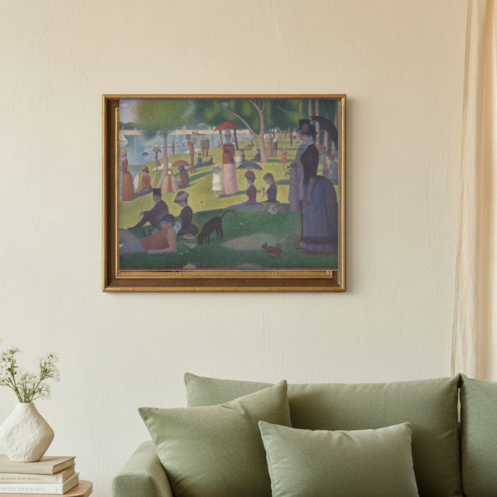 Framed room mockup - sage